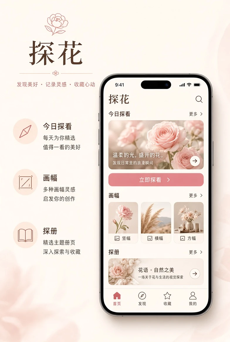 手中的探花阅读界面