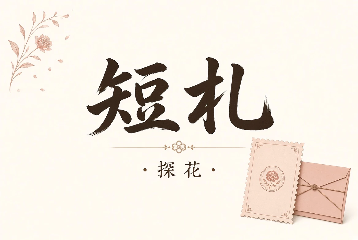 桌上的短札与火漆信封